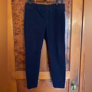 Talbots navy skinny ankle pants, size 8.